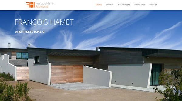Site internet de François Hamet Architecte Diaporama de ses constructions - Design Studio 45