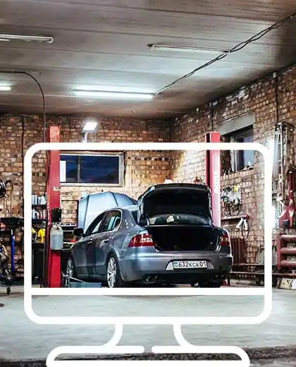 Un garage dans le sud est de Paris, le 12e